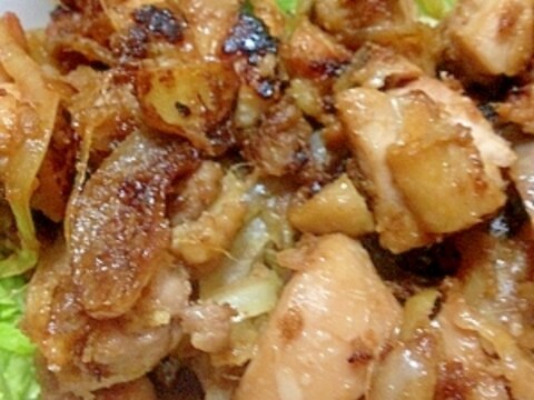 ふんわり鶏もも肉のネギラー油炒め